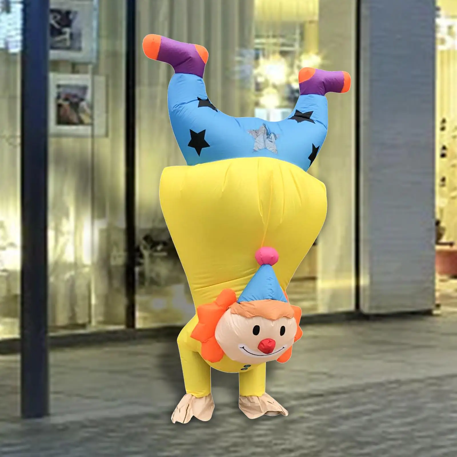 Handstand Clown Inflatable Costume Outfit Clothes for Party Festival