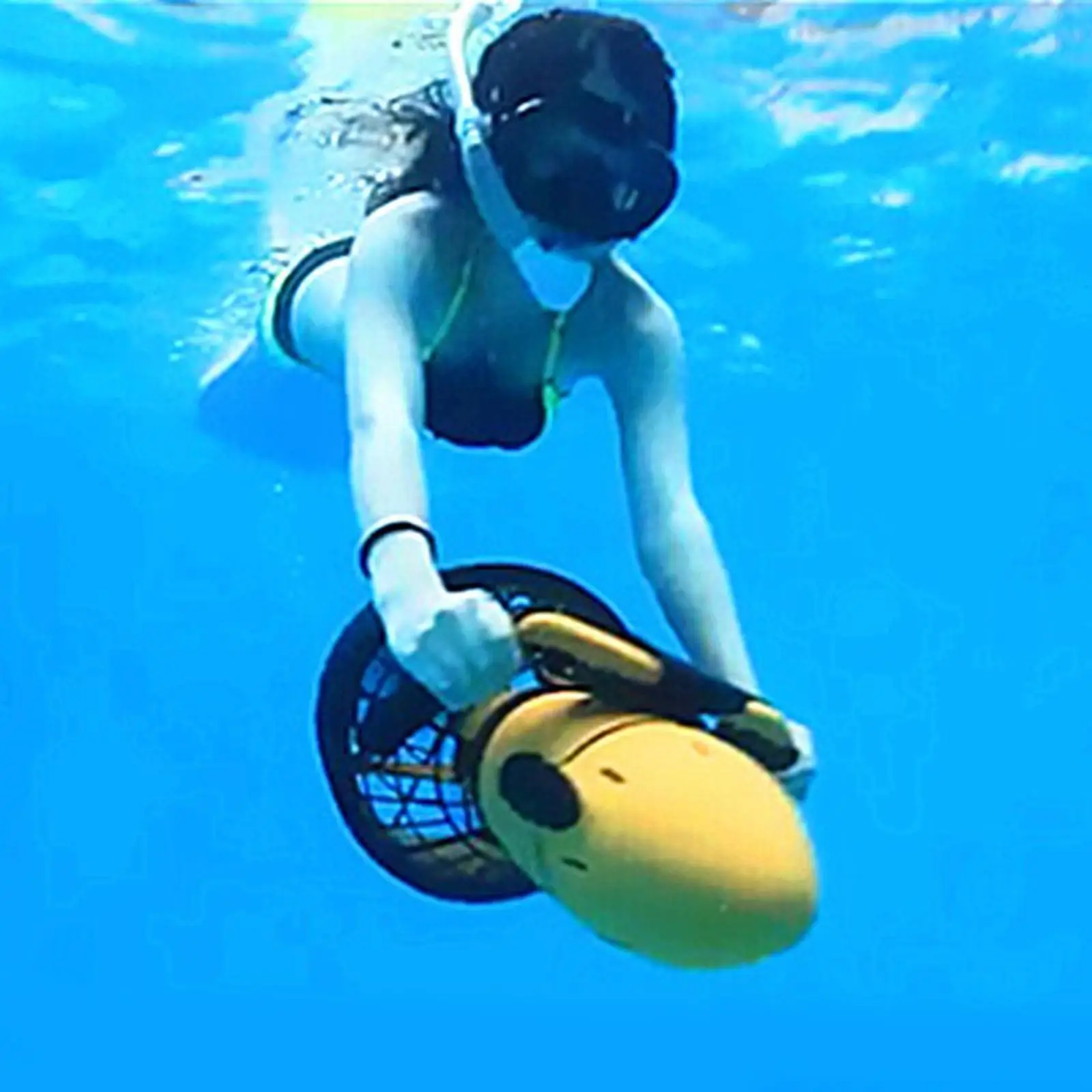 

Underwater Sea Booster PVC Electric Swimming Thruster for Sea Adventures Deep Diving Pool Use