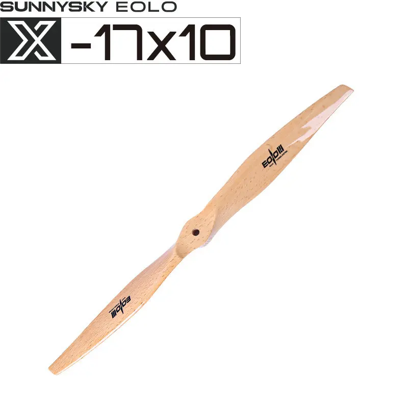 Beech Wood Propeller Sunnysky EOLO Series 17*10 Inch Craft Wear Resistant Stable Flight Multirotor Replacement Accessories