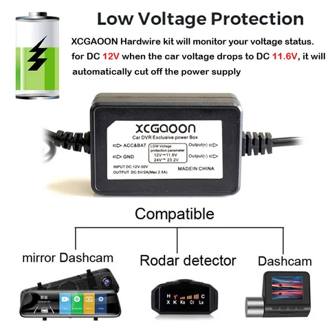 Автомобильный зарядный кабель USB 2A, 3.1м, мини/микро/Type-C — изображение товара