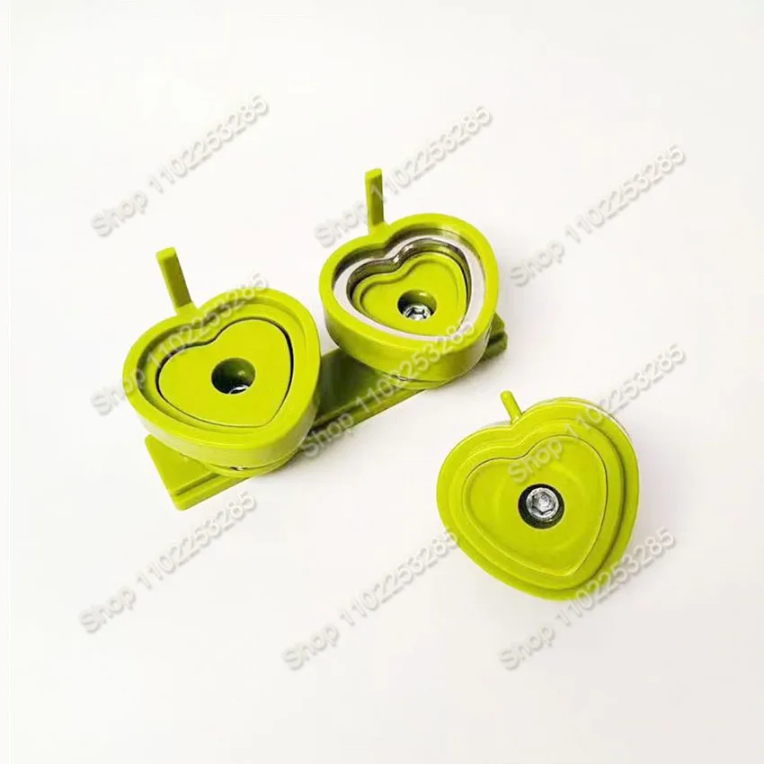 Picture 7: 57MM Heart-Shape Badge Button Maker Machine DIY Pin Button Press Badges Maker Machine