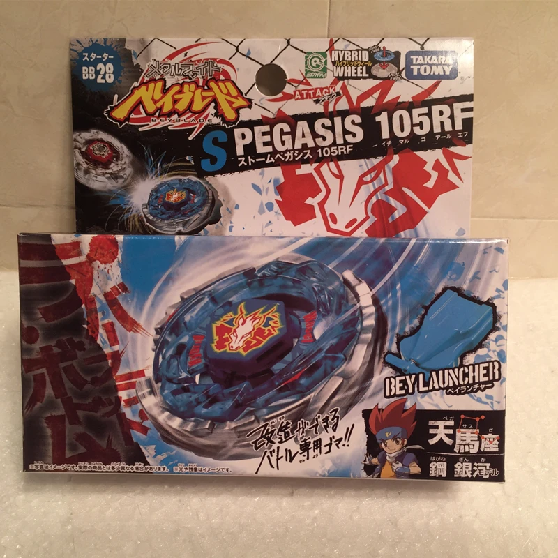 Takara tomy Metal Fight Bey Spinning Top Original Packaging BB28 Storm Pegasis 105RF