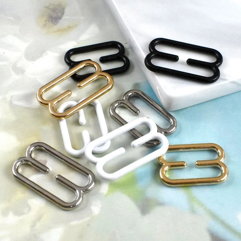 Металлические пряжки для бюстгальтеров 50 шт.