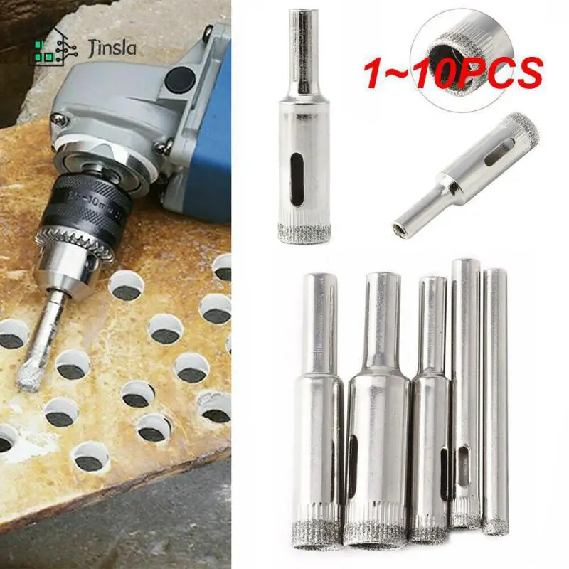 

1~10PCS 5/6/8/10/12mm Coated Drill Bit Set Tile Marble Glass Ceramic Hole Saw Drilling Bits For Power Tools Home Tools