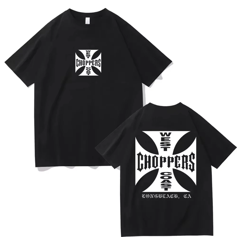West Coast Choppers Vintage Graphic T Shirt Unisex Cotton Round Neck Regular Fit Casual Summer Classic Tee 2026 New Tops