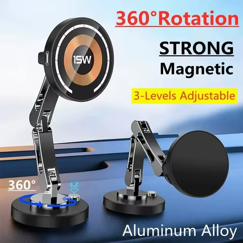 Generic 15W Magnetic Car Wireless Charger Stand — Best low-cost test buy