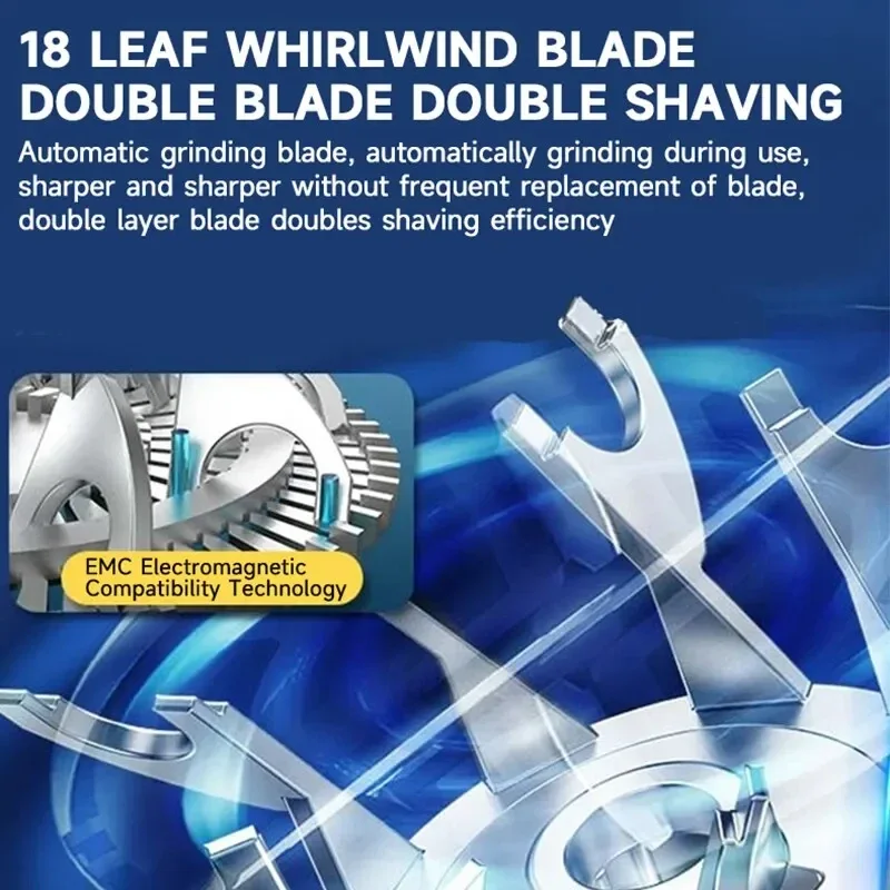 Mini Portable Electric Shaver For Men USB Charging Long Lasting Black Skin Friendly Shaving Razor