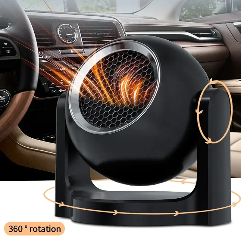 Car Heater Fan 12V 120W Car Heater Electric Cooling Heating Webasto Auto Windshield Defroster Defogging Demister Car Anti-Fog