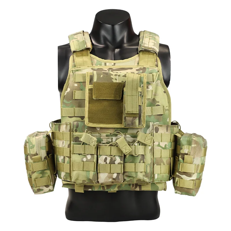 Hunting Vest For Men 2024 New Tactical Multi-Function 1000D Nylon Camouflage Stab-Resistant High Quality