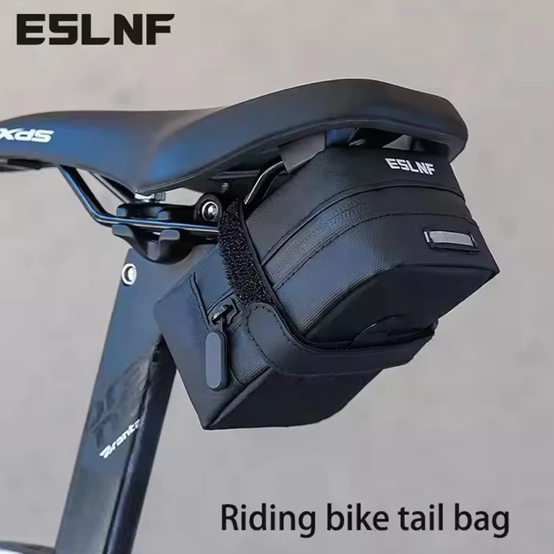 ESLNF Bicycle Under Seat Bag Cycling Mountain Tool Bag Waterproof Road Bike Saddle bag image 2