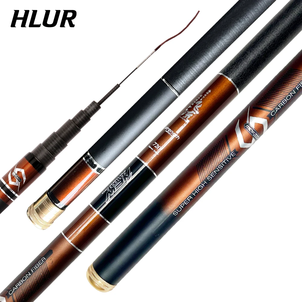 

3,6 м/4,5 м/5,4 м/6,3 м/7,2 м сверхлегкая длинная жесткая 28-цветная ручная удочка из углеродного волокна, высококачественная телескопическая удочка, поток