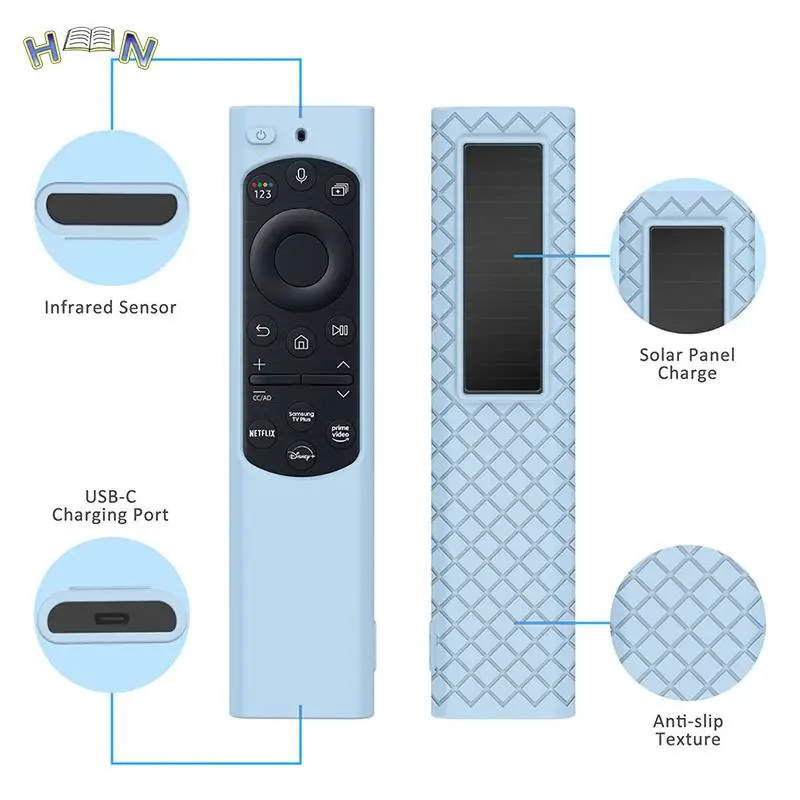Silicone Remote Control Case For Samsung BN59 Series Mi Remote TV Stick Cover For Samsung Soft Plain Remotes Control Protector image 5