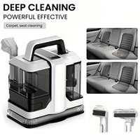W07 Handheld Carpet Cleaner 450W 11KPa Corded Spot Clean Machine Wet Fabric Carpet Sofa Cleaning Pet Hair Portable Car