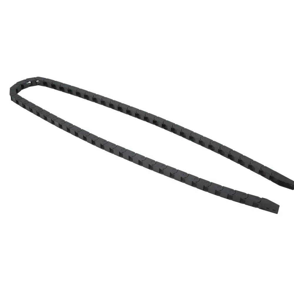 Durable 7X7mm Plastic Cable Chain 1 Meter Black Drag Chain Wire Chain CNC Machines