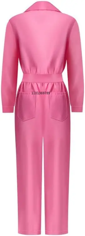 Pink President Costume For Women Power Jumpsuit Halloween Cosplay Cheerleader Outfit Party Suit Adult Costumes cosplay kostumes