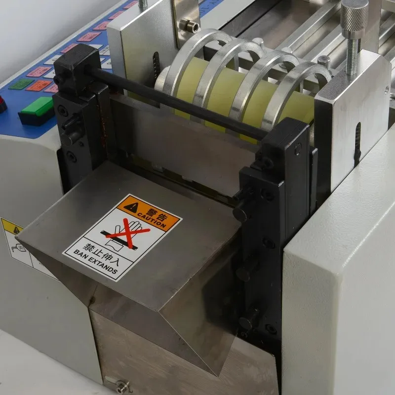 Automatic Tube Cutter Machine for Rubber Hose PVC Pipe Heat Shrink Silicone Nickel Strip Cutting Equipment