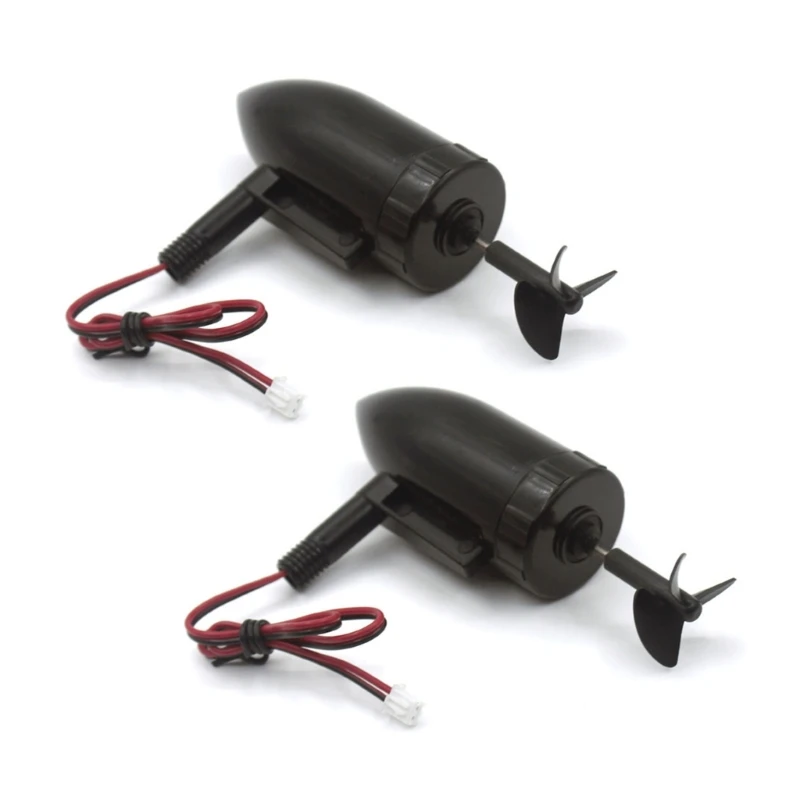 77HD Boat Underwater Motor Thrusters Jet Propellers Motor for 2011-5 Fishing Bait Boat Remote Control Boat Modified Kits