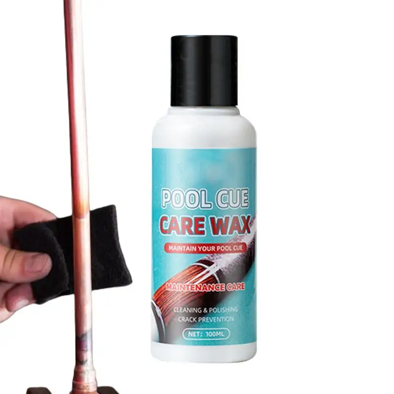 Wood Pool Cue Cleaner Shaft Maintenance Wood Anti-Cracking Oil 100ml Long-Lasting Deep Moisturizing Billiards Accessories Pool