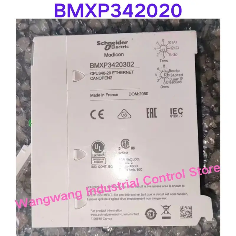 Second-hand test OK , PLC module  processor BMXP342020