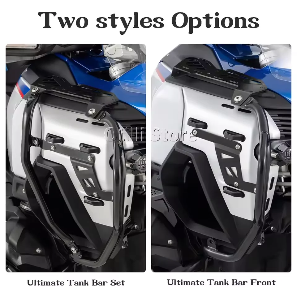 ل BMW R1300GS ADV R 1300 GS Adventure 2024 2025 دراجة نارية الطريق السريع تحطم القضبان المحرك في نهاية المطاف خزان الحرس بار واقي مصد السيارة