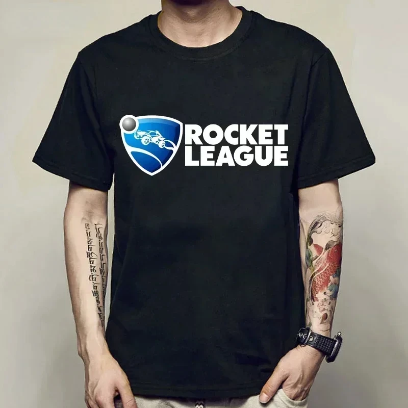 Short Sleeve Casual  Street Crew Neck T-shirt Men\'s Rocket League T-shirt Cartoon Game T-shirt Couple  graphic t shirts