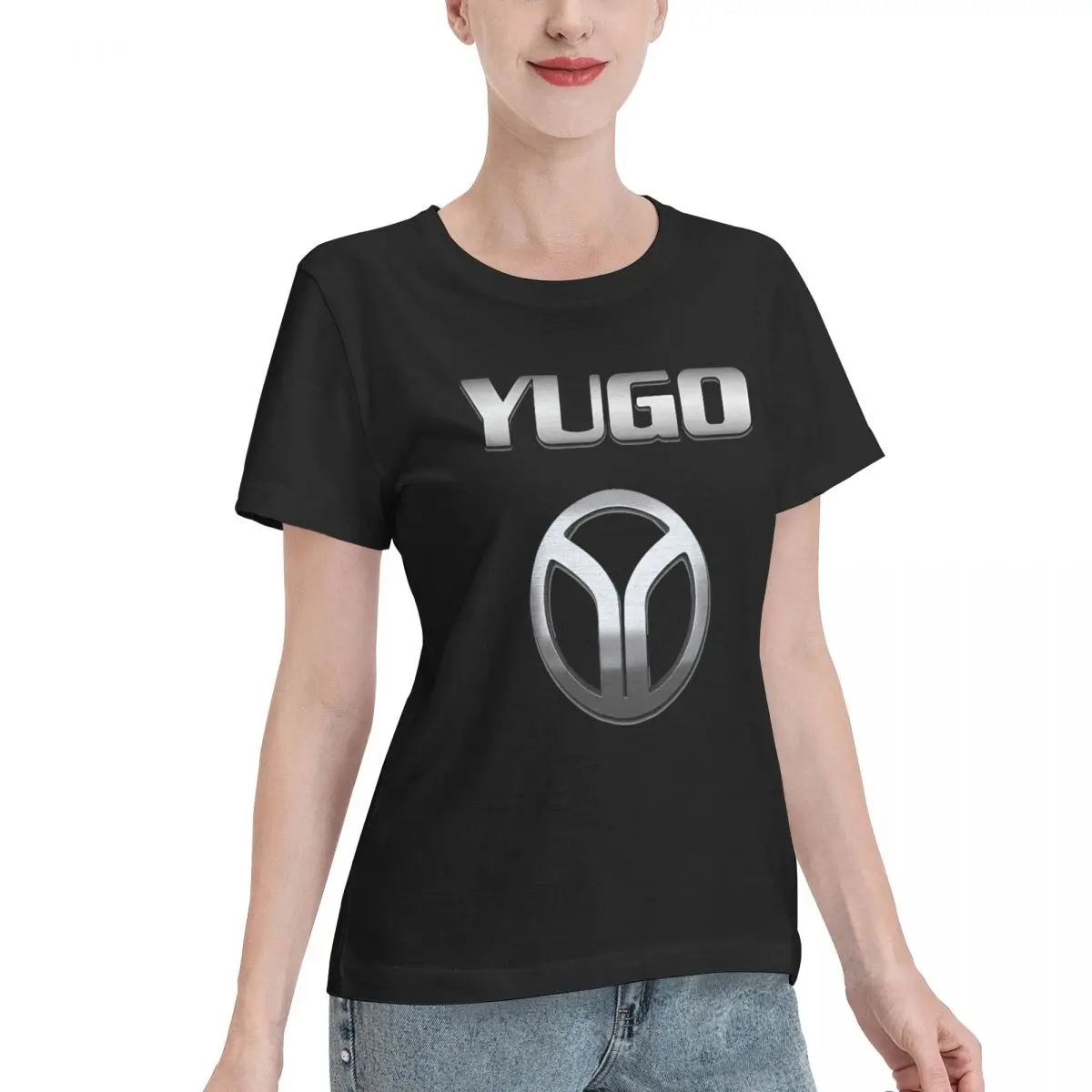 Summer Staple Yugo Cars Fine Automotive Engineering Women's T-shirt Elegant Loungewear Top