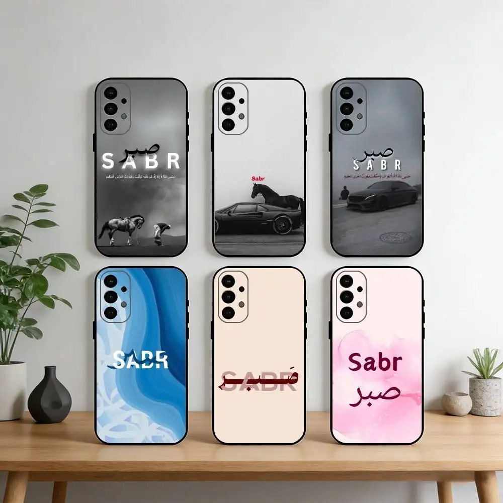 

Quran Sabr Islam Patience COOL Phone Case For Samsung S25,S24,S21,S22,S23,S30,Ultra,S20,Plus,Fe,Note,10,9,5G Black Cover