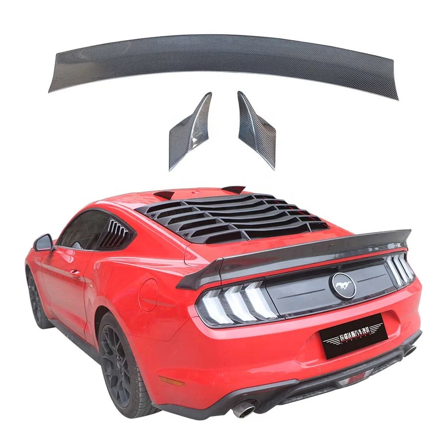 

NEW LB Style Carbon Fiber Rear Spoiler for Ford Mustang 2015-2023 Ducktail Deck Tail Wing Body Kit Accessories