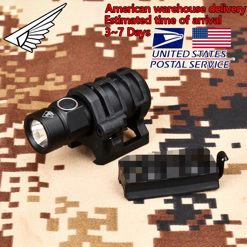 WADSN Airsoft Tactical Helmet Light FAST Helmet Flashlight Mini Weapon Light Hunting Camping Lamp Strobe Survival Safety Torch