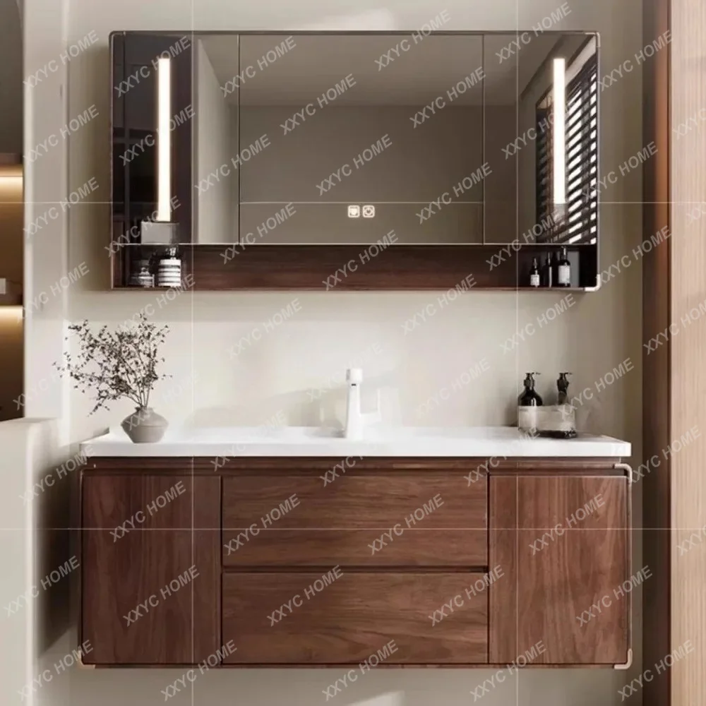 Wall Mounted Storage Cabinet Bathroom Shelves Toilet Furniture Home Sink Under Cabinet Closet Systems Makeup Organize