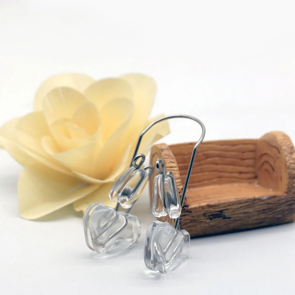 

3pcs Transparent Up Shaper Clip For Lifting Straightening Bridge Beauty Tool Women Girls Pink Package Shaping Clip Nose Lifting