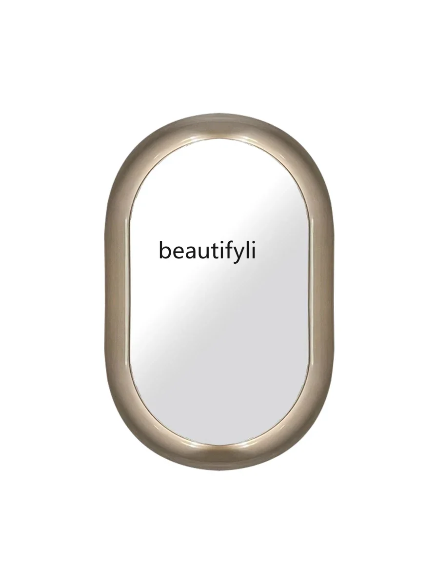 

European U-shaped washing table LED mirror wall hanging household bedroom defogging bathroom mirror wall hanging