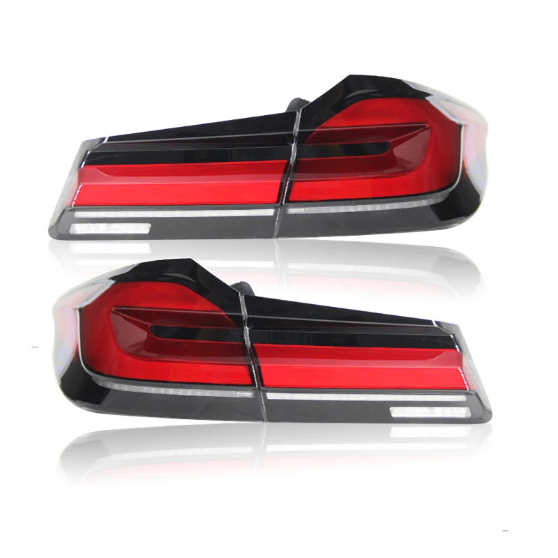 Full LED dynamic tail lamp back lamp tail light for BMW M5 5 series F90 G30 G38 2018-2021 assembly rear light plug and play