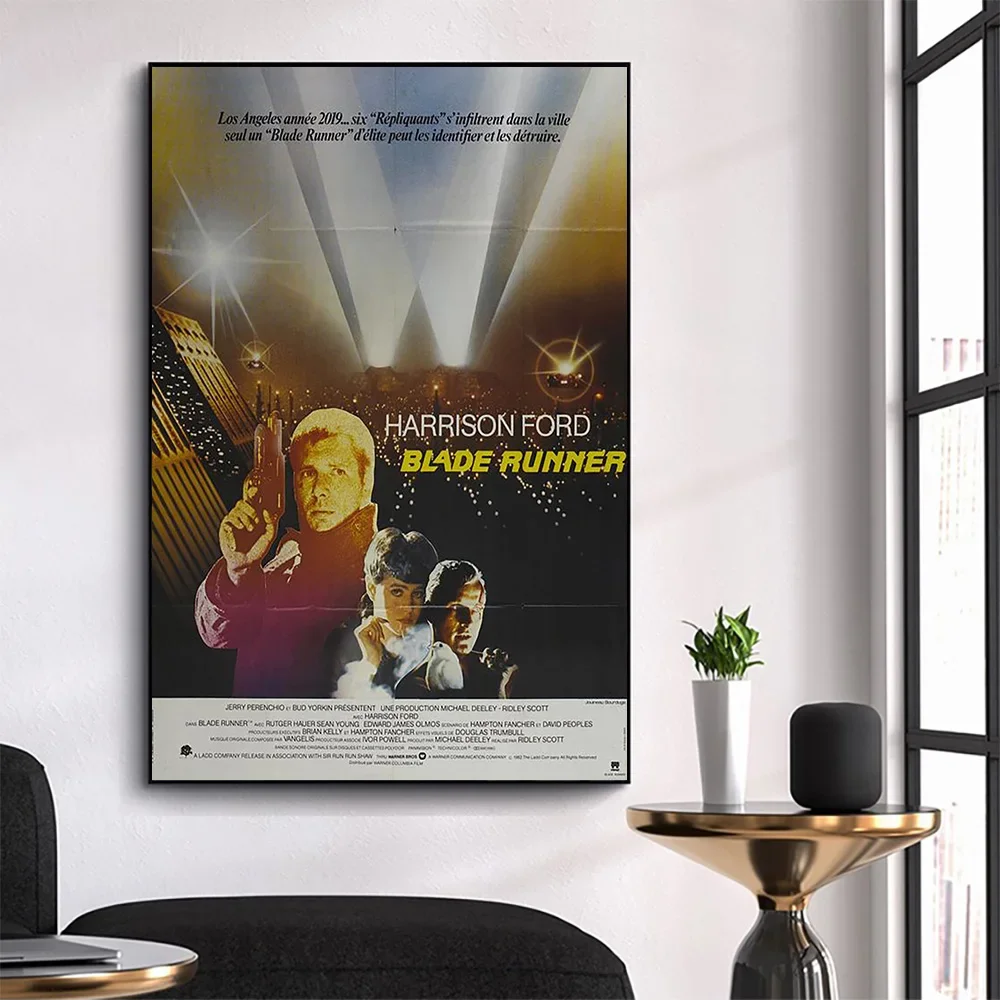 WM3330 Blade Runner  Classic Movie HD Silk Fabric Poster Art Decor Indoor Painting Gift