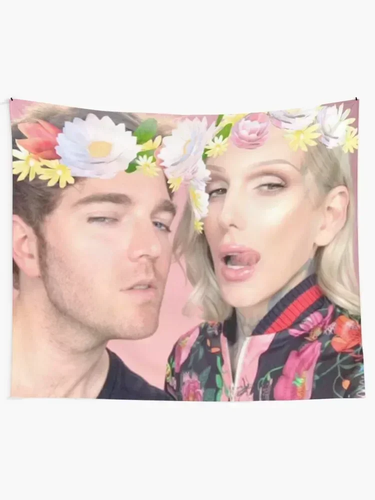 Shane and Jeffree snapchat Tapestry Decoration For Home Wallpapers Home Decor Wall Decor Tapestry