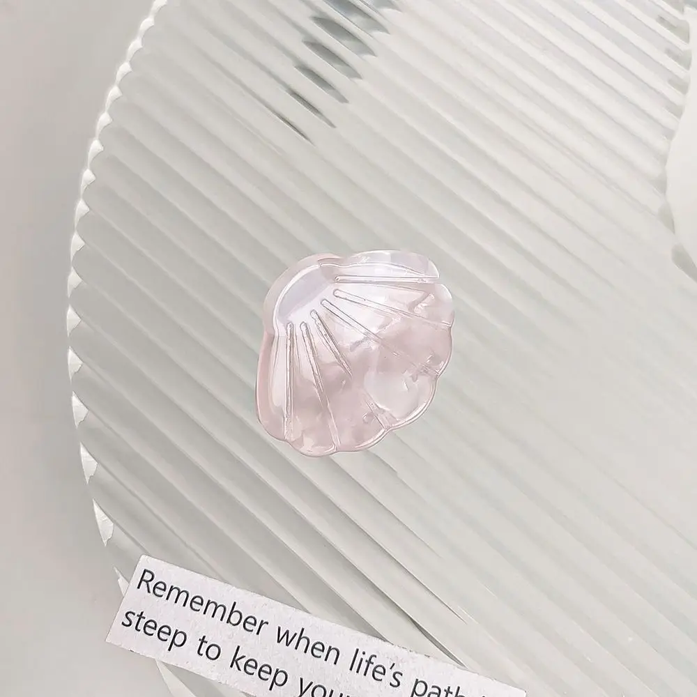 Creative Acetate Shell Shape Hair Clips Ocean Animal Mini Mini Hairpin Fan Shape Geometric Small Hairgrips Party
