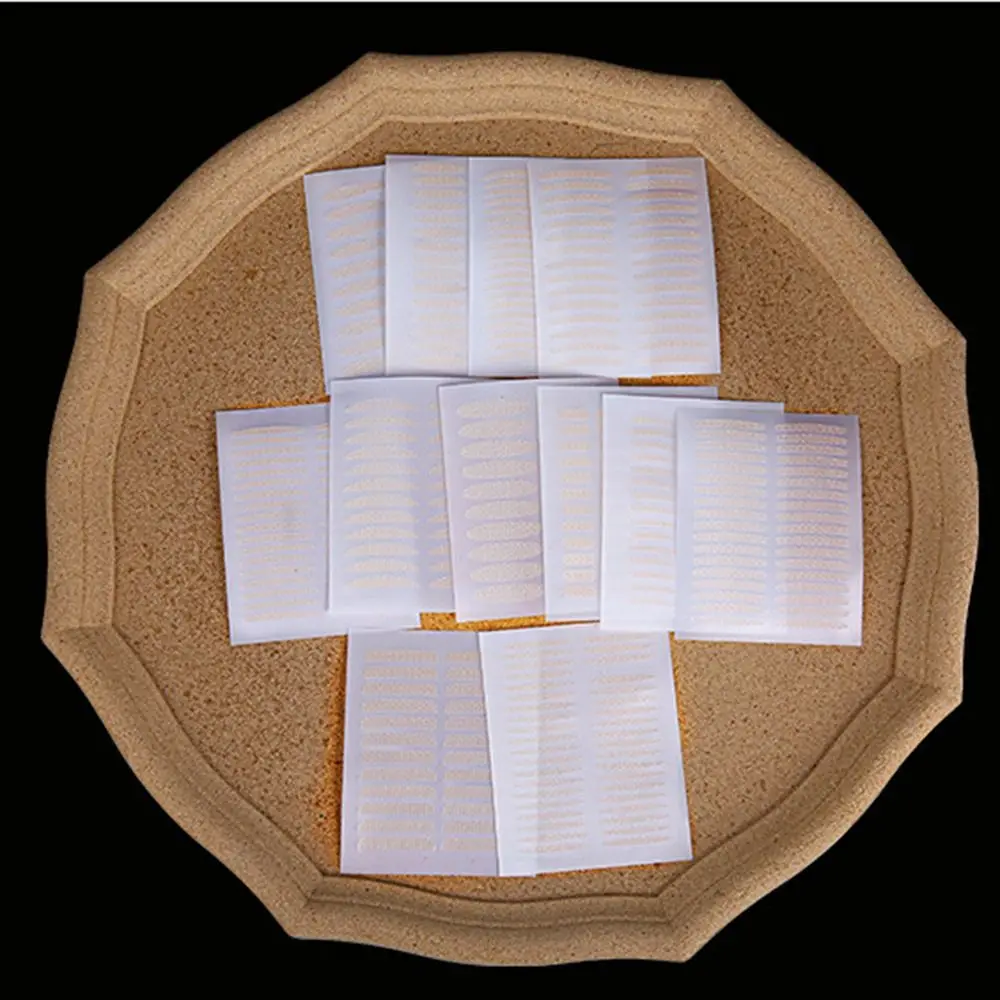 200 คู่ พร้อมอุปกรณ์เสริม สติ๊กเกอร์ตาแบบตาข่าย ฉีดน้ำเพื่อให้ดวงตาดูโตขึ้น สติ๊กเกอร์ติดตาแบบซ่อน 12 รูปทรง