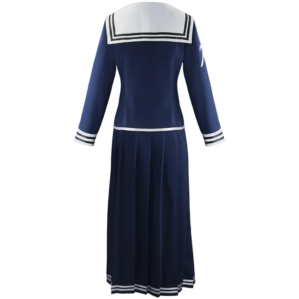 Danganronpa Touko Fukawa Cosplay Gonna lunga Halloween Anime Carnevale Costume divertente da donna