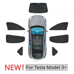 Privacy Full Sunshade Side Windows parabrezza anteriore parasole copertura riflettente raggi UV Sunproof per Tesla Model 3 Highland 2024