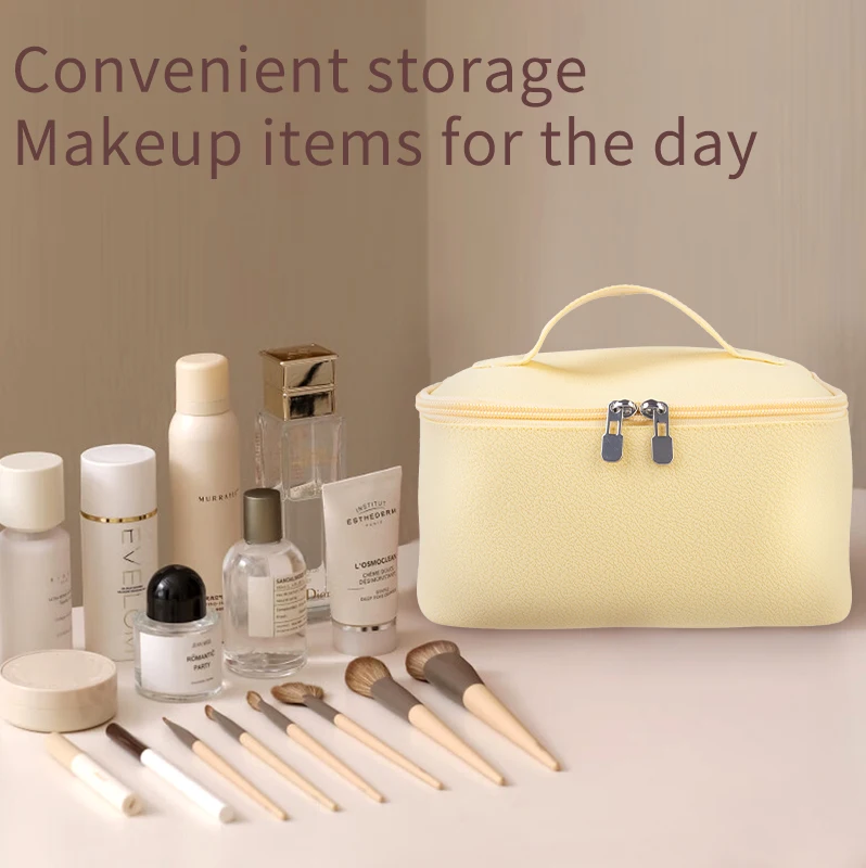 Cosmetics Storage Kit Large Capacity Travel Toiletry Bag Makeup Bag Advanced Sense Portable Cosmetic Storage Bag