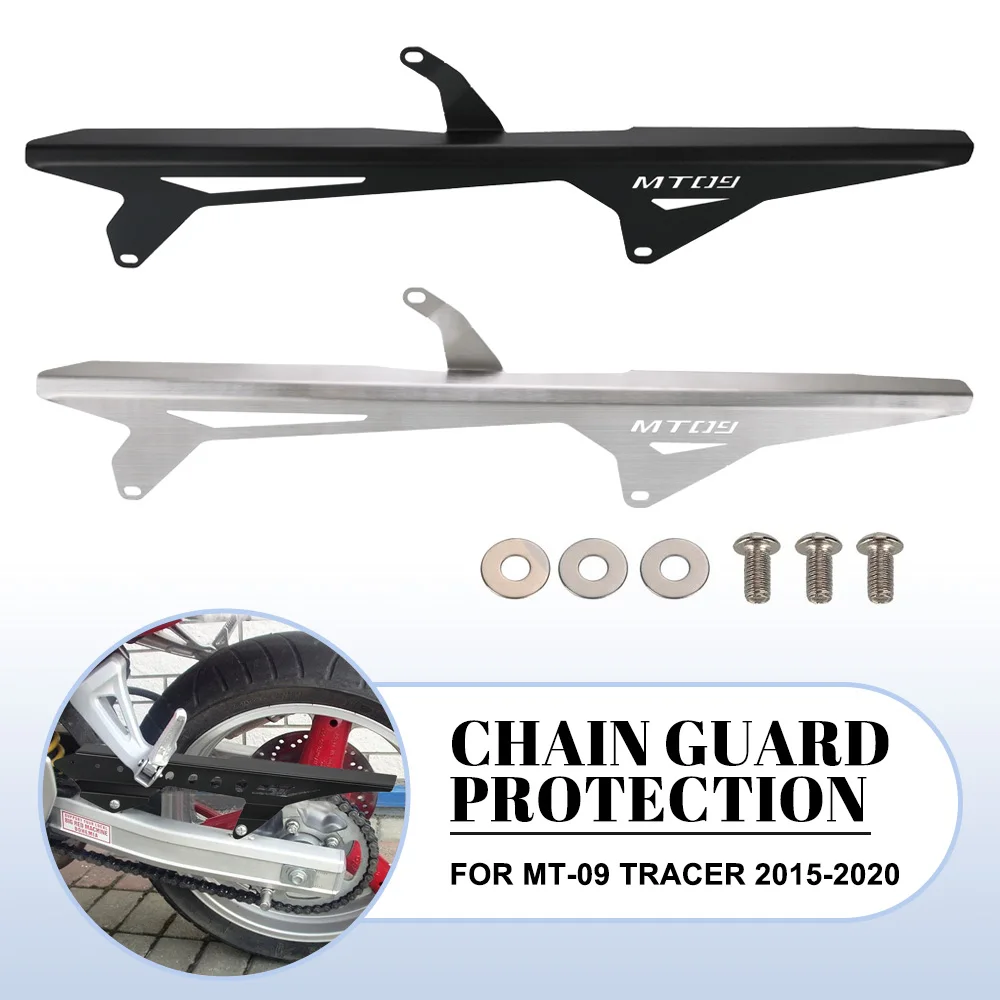 

FOR Yamaha MT-09 Tracer 2015 2016 2017 2018 2019 2020 Stainless Steel Rear Chain Guard Cover Protector Motorcycle Accessories