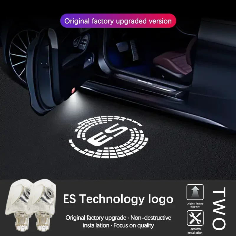LED Car Logo Projector Ghost Shadow Welcome Door Light For Lexus ES ES200 ES300 ES330 ES350 ES400 ES430 2006-2025 Accessories