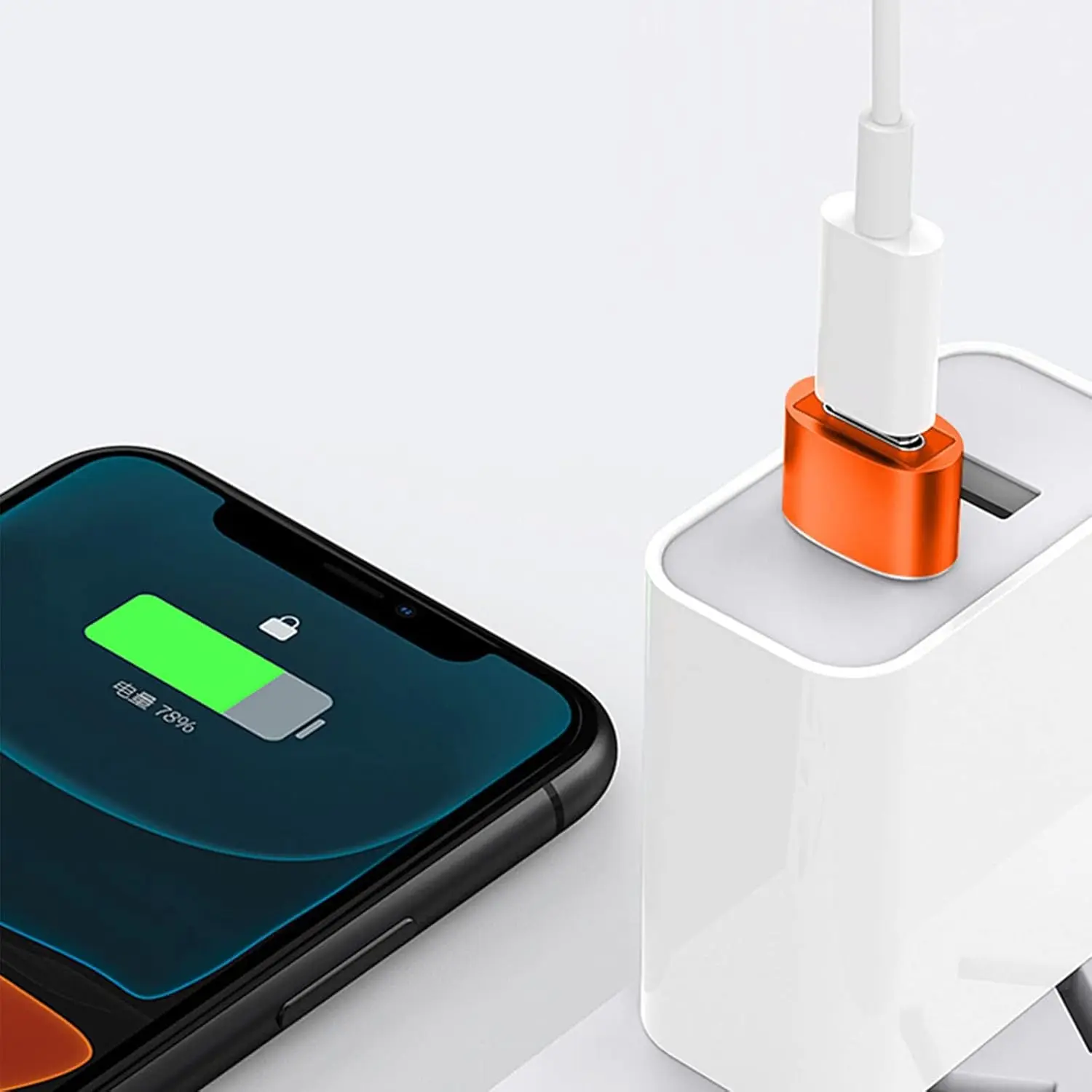 6A USB To Type-C and TypeC to USB OTG Converter USB 3.0 Adapter for Samsung Xiaomi PC MacBook Pro USB C Charging Connector