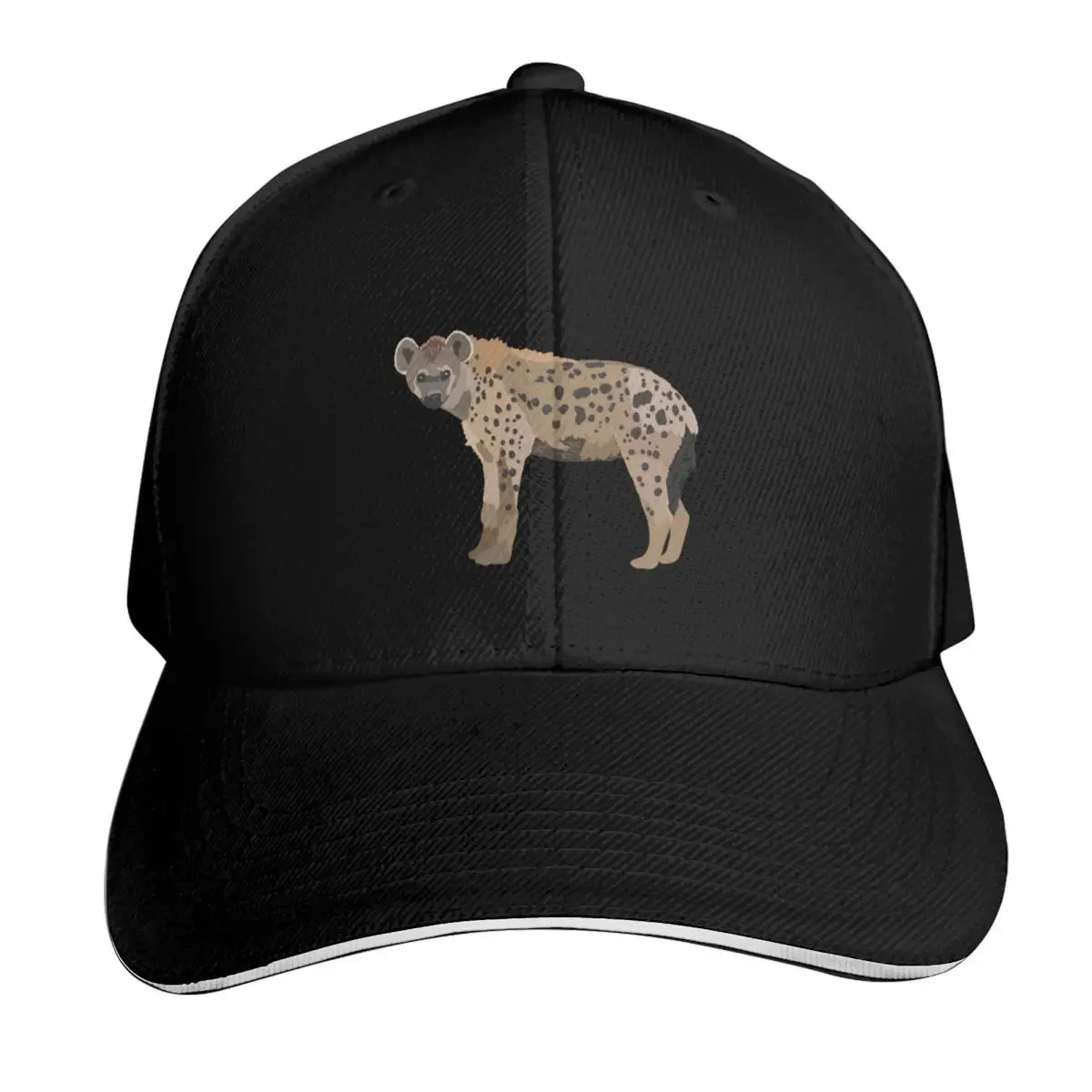S is for Spotted Hyena Baseball Cap Summer Beach Travel Streetwear Hip Hop Trendy Vintage Retro Embroidered