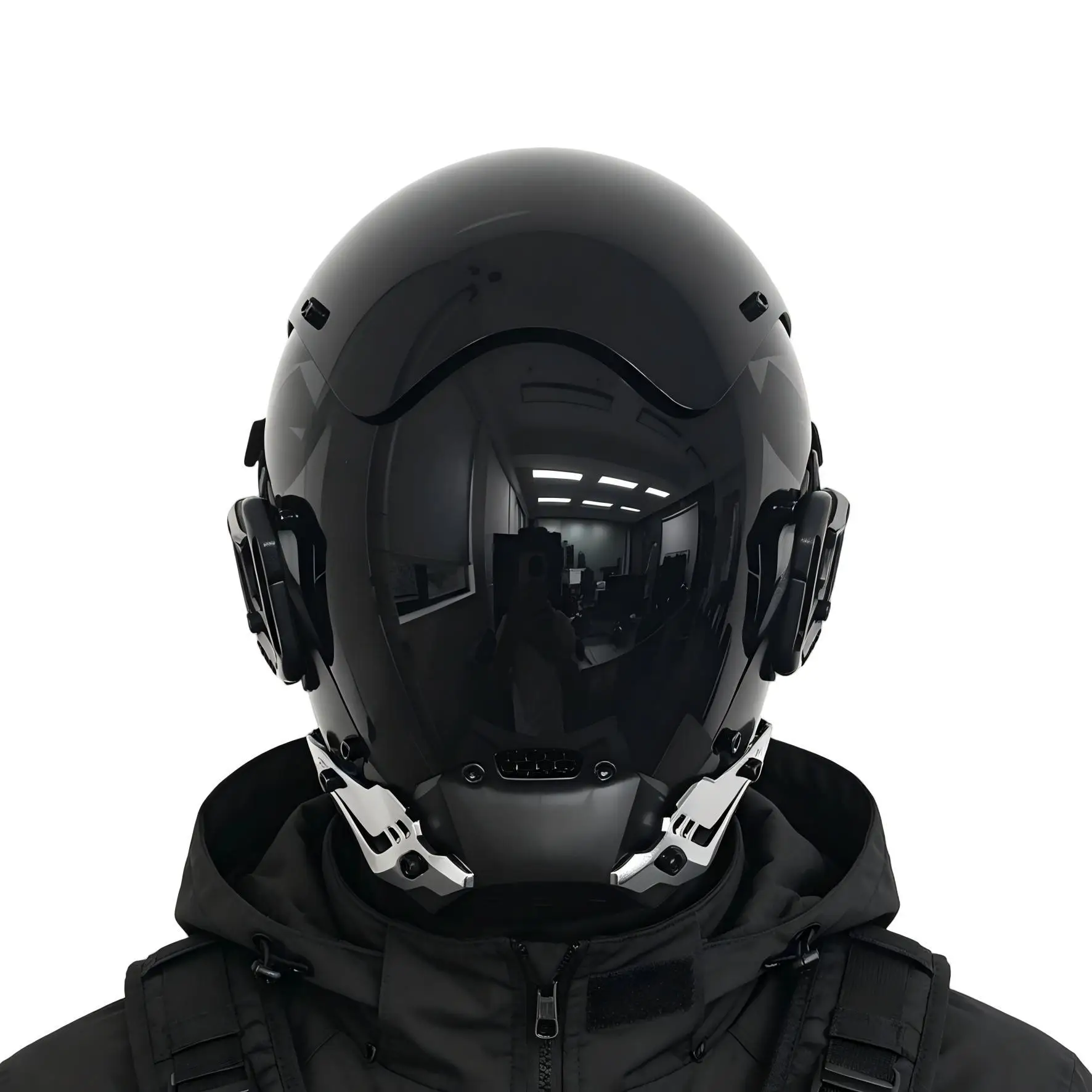 Cyber Punk Mask Full Face Helmet Sci-Fi Mask Cosplay Costume Prop For Rave Street Performance Party Role Play Adult Coser Gift