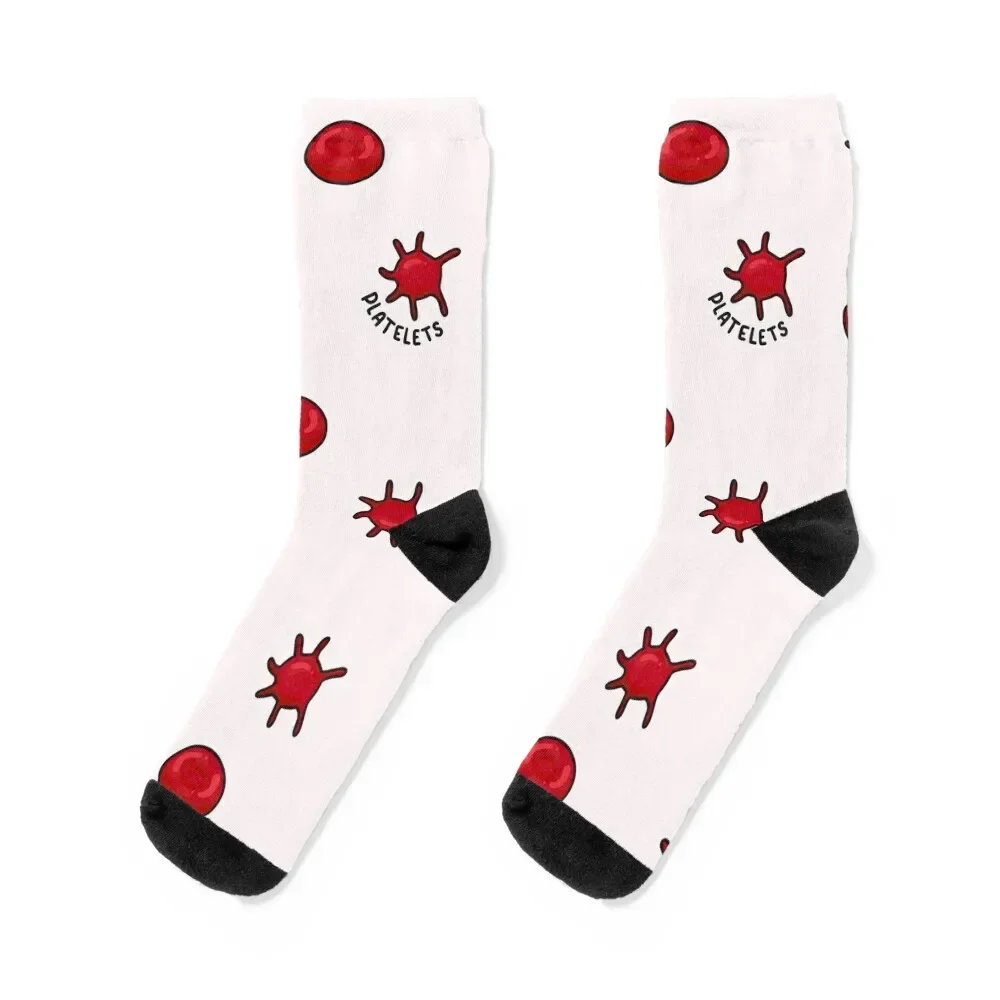 

Hand Drawn Red Blood Cells Pack Socks basketball custom sports gift anti slip football Socks Female Men's