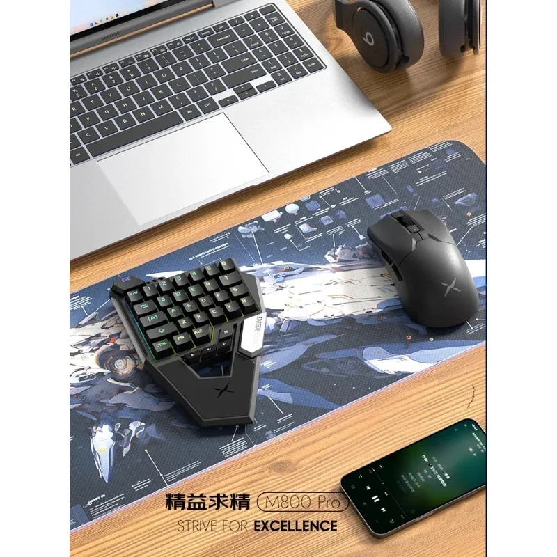 

DeLUX RTS1 Magnetic Switch Mechanical Keyboard 8k Wired One Hand FPS Esports Gaming Keyboard Programming Hot-Swap Pc Gamer Gifts