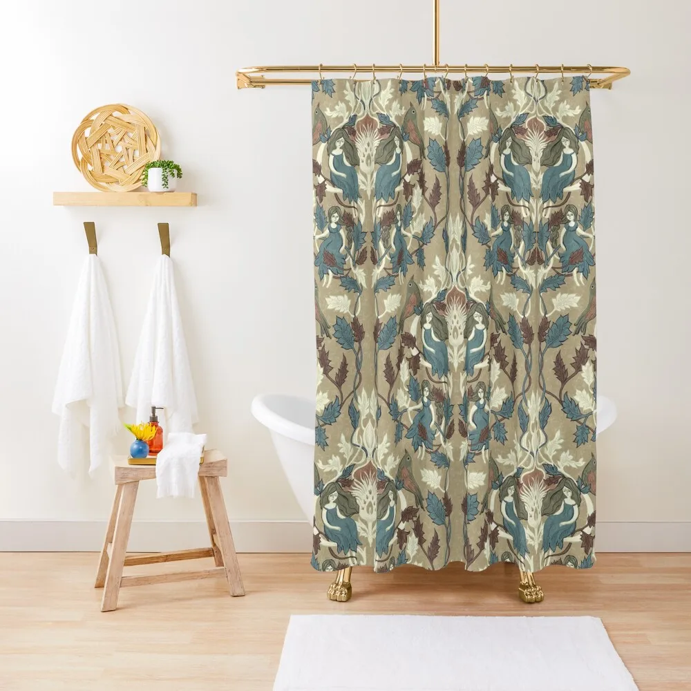 

Art Nouveau Shower Curtain Bathroom Shower Set Modern Bathroom Accessories Bathtub Shower Bathroom Curtain