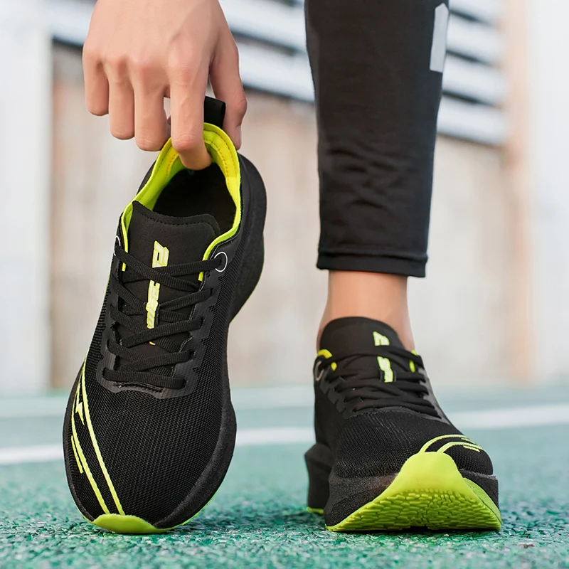 

Running shoes for teenagers, professional breathable, fashionable and versatile mesh running shoes, student shock-absorbing raci
