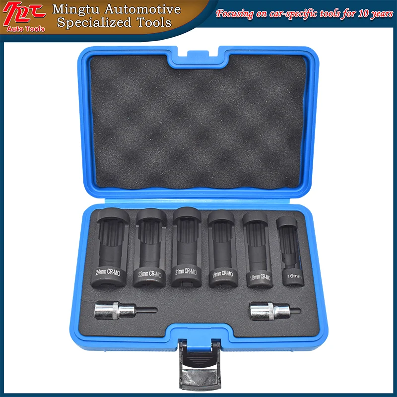 

Специальный инструмент для демонтажа гайки втулки на верхней опоре амортизатора Porsche; Макан с резьбовым амортизатором